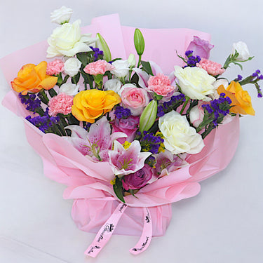 Radiant Blooms Roses, Lilies, and Carnations